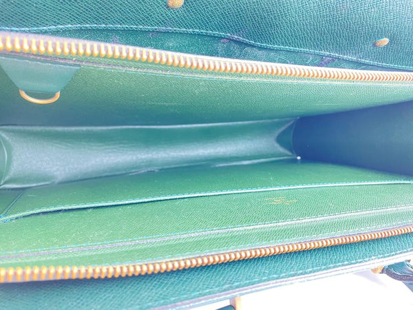 Louis Vuitton Moskova Attache Green Taiga Leather Briefcase 872992