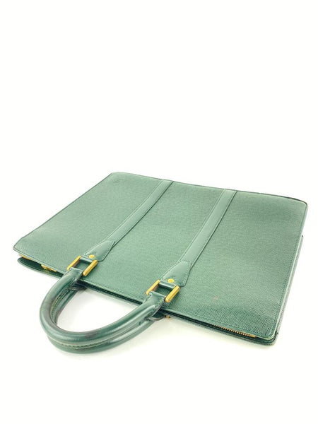 Louis Vuitton Moskova Attache Green Taiga Leather Briefcase 872992