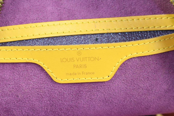 Louis Vuitton Yellow Epi Leather Mabillon Backpack Bag ○ Labellov