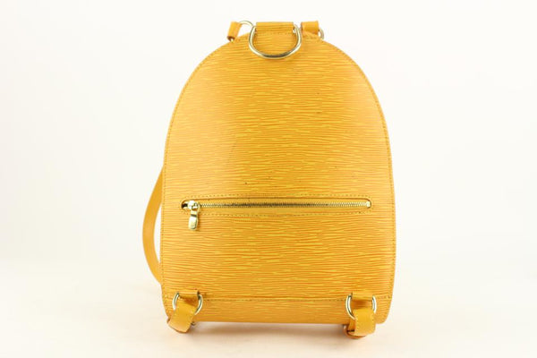 Louis Vuitton Yellow Epi Leather Mabillon Backpack 2lv1106 – Bagriculture