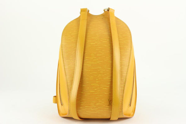 Louis Vuitton Mabillon Castillian 870659 Yellow Epi Leather Backpack, Louis Vuitton