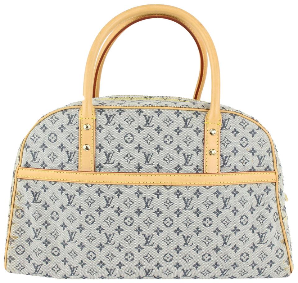 Louis Vuitton Navy Monogram Mini Lin Marie Boston 1013lv13 Louis Vuitton Navy Monogram Mini Lin Marie Boston 1013lv13