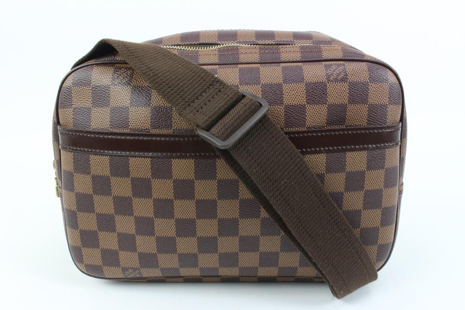 Louis Vuitton Damier Ebene Reporter PM Crossbody Messenger 30lk324s Louis Vuitton Damier Ebene Reporter PM Crossbody Messenger 30lk324s