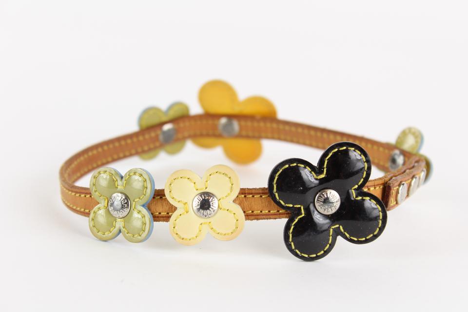 Louis Vuitton Monogram Vernis Fleur Wrap Bracelet 1LVS1215 Louis Vuitton Monogram Vernis Fleur Wrap Bracelet 1LVS1215