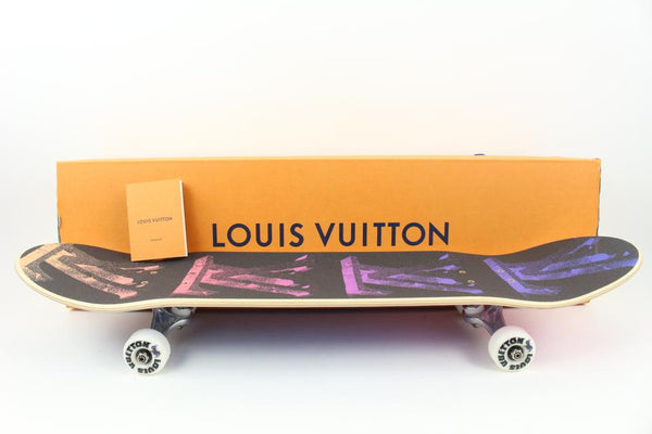 Ever seen a reworked Louis Vuitton skateboard?