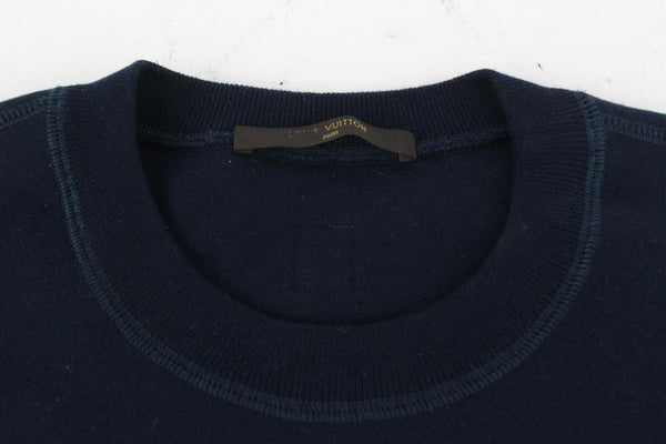 Louis Vuitton Men's Large Navy Blue LV America's Cup Crewneck Sweater  ref.376246 - Joli Closet