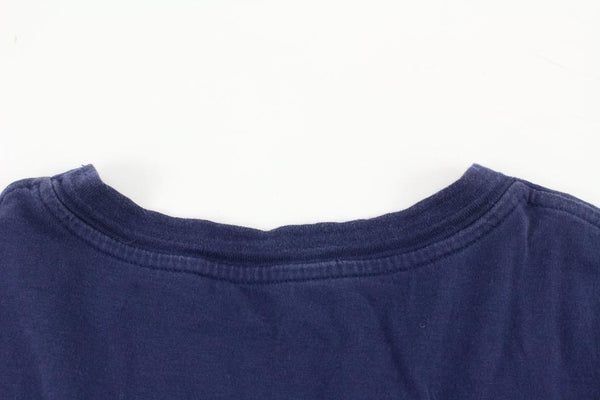 Louis Vuitton Navy Blue Merci Print Cotton Crewneck T-Shirt S - ShopStyle