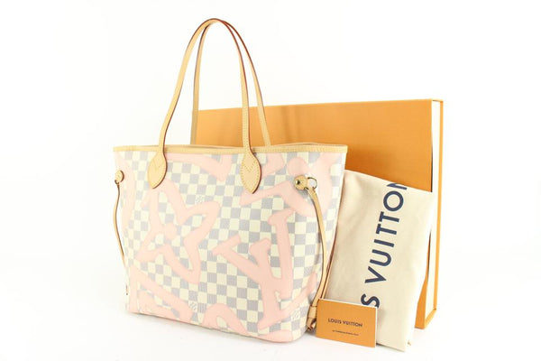 Louis Vuitton Damier Azur Tahitienne Neverfull MM, Louis Vuitton Handbags