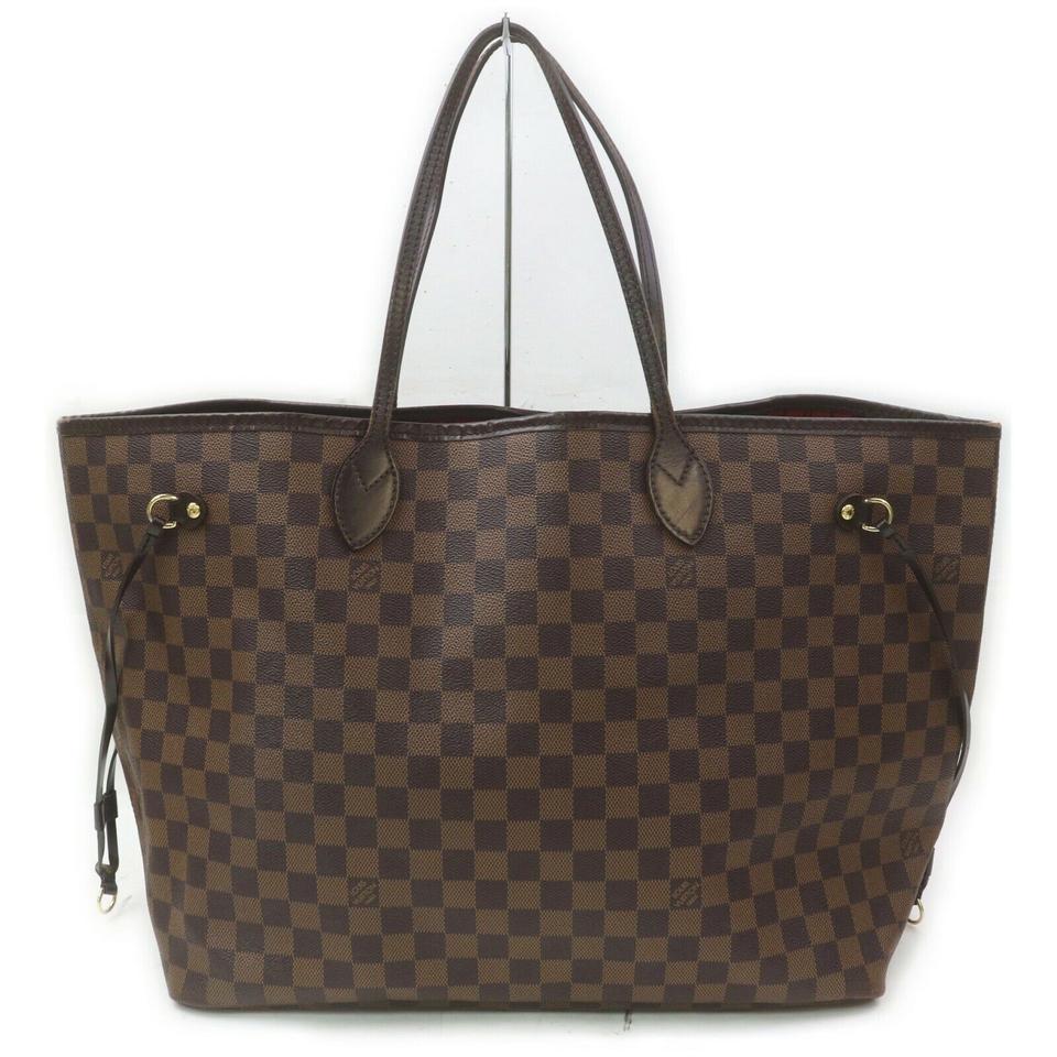 Louis Vuitton Large Damier Ebene Neverfull GM Tote Bag 862442 Louis Vuitton Large Damier Ebene Neverfull GM Tote Bag 862442