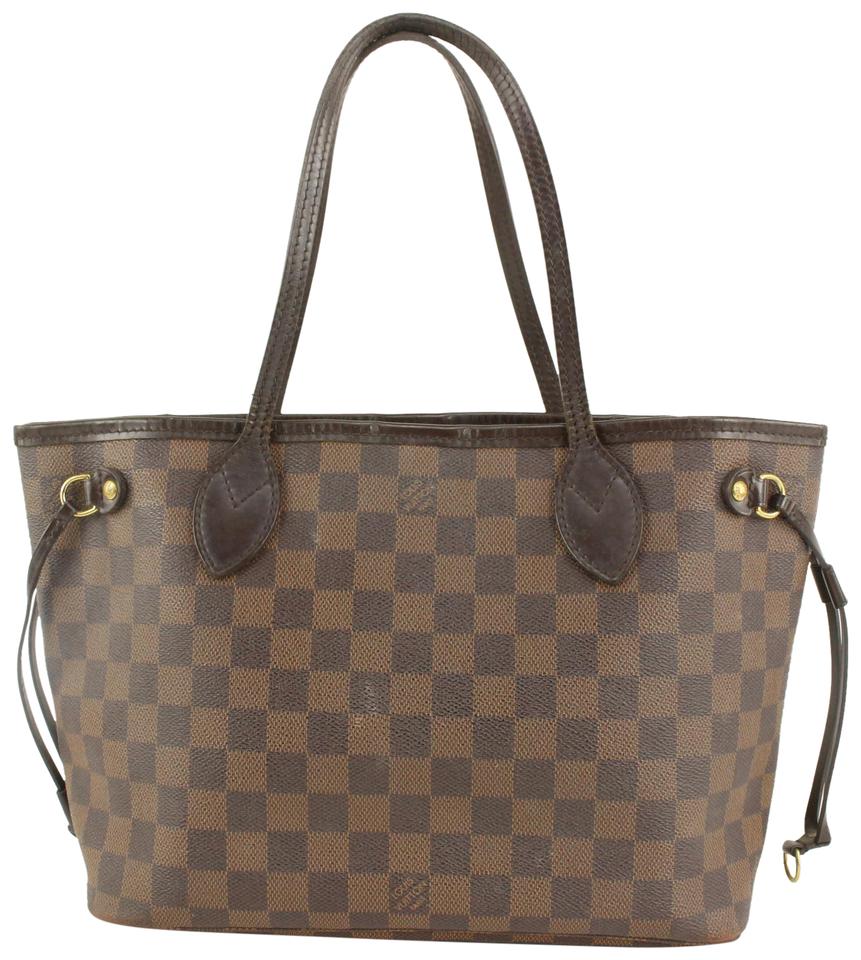 Louis Vuitton Small Damier Ebene Neverfull PM Tote Bag 228L0 Louis Vuitton Small Damier Ebene Neverfull PM Tote Bag 228L0