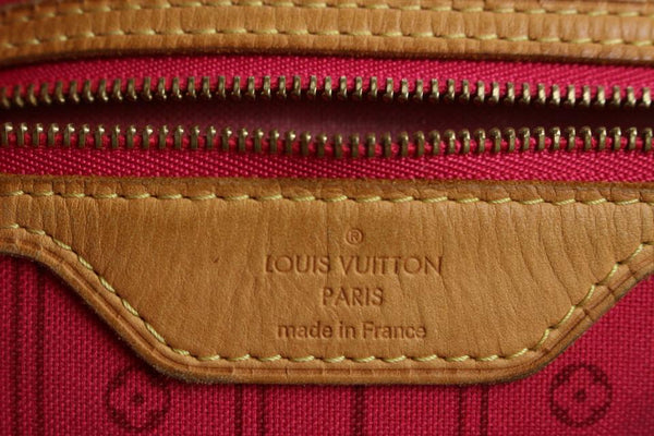 Louis Vuitton Monogram Neverfull GM Mon Stripe Red Tote Large 860623