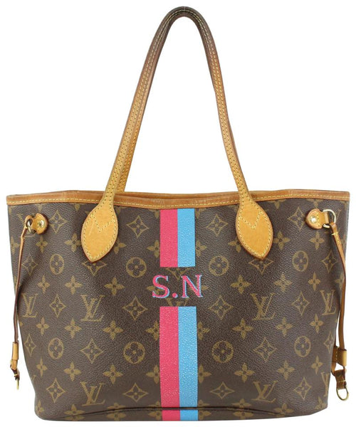 Louis Vuitton Limited Small Mon Monogram Neverfull PM Tote 97lv28 –  Bagriculture