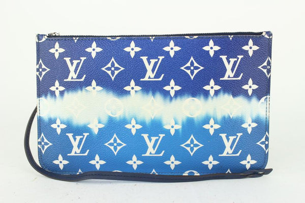Louis Vuitton Blue & Monogram Canvas/ Grey Gradient Z0745W