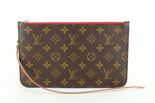 Louis Vuitton Cherry Red Monogram Neverfull Pochette GM or MM 13lz89s –  Bagriculture