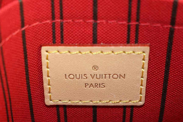 Louis Vuitton, Bags, Louis Vuitton Monogram Neverfull Mm Gm Pochette  Cherry