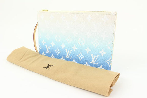 Louis Vuitton Limited Monogram Blue By the Pool Neverfull Pochette Wri –  Bagriculture