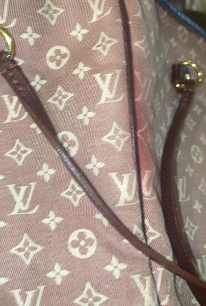 Louis Vuitton Sepia Bordeaux Monogram Mini Lin Idylle Neverfull MM