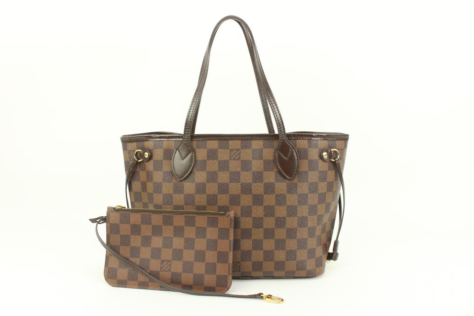 Louis Vuitton Small Damier Ebene Neverfull PM with Pouch with pouch 41lk67 Louis Vuitton Small Damier Ebene Neverfull PM with Pouch with pouch 41lk67