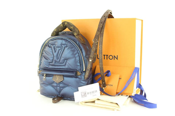 Louis Vuitton Palm Springs Mini Backpack Navy in Econyl Recycled