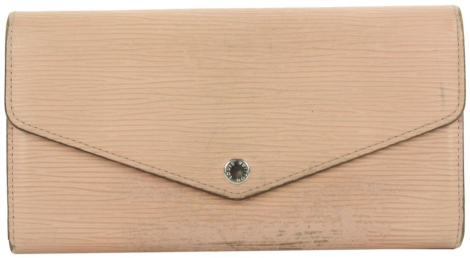 Louis Vuitton Blush Pink Epi Leather Sarah Long Flap Wallet 18lvs18 Louis Vuitton Blush Pink Epi Leather Sarah Long Flap Wallet 18lvs18
