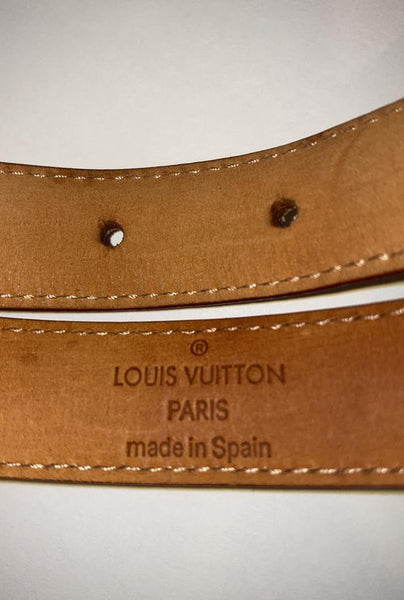 how to tell louis vuitton belt is real