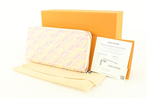 Louis Vuitton Stardust Zippy Wallet Pink/Yellow Shimmer Effect