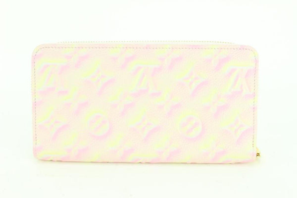 Louis Vuitton Zippy Wallet Stardust Monogram Empreinte Leather Pink 22650998