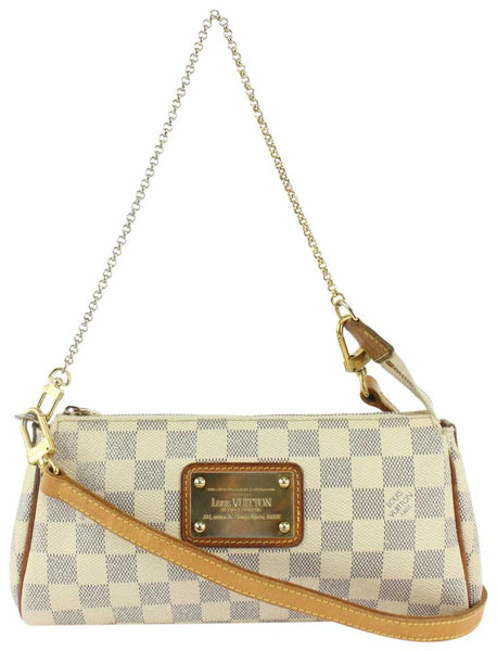 Louis Vuitton Damier Evene Pochette Sophie 2way Crossbody Bag Eva Leather  ref.297446 - Joli Closet