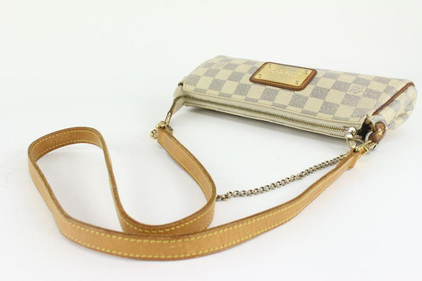 Louis Vuitton Damier Azur Eva Pochette w/ Strap - Neutrals Crossbody Bags,  Handbags - LOU801230