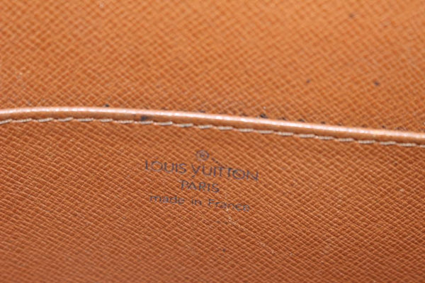 LOUIS VUITTON Pochette Homme Epi Leather Brown Clutch Bag LP5318 