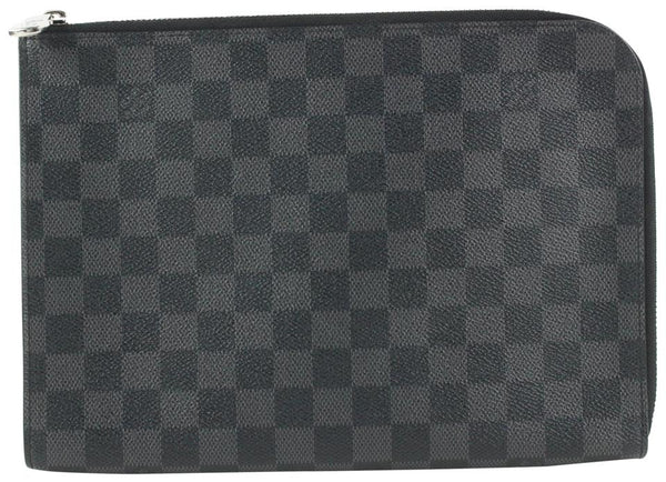 Louis Vuitton Truth Suspendable Damier Graphite N41419 Pouch Black
