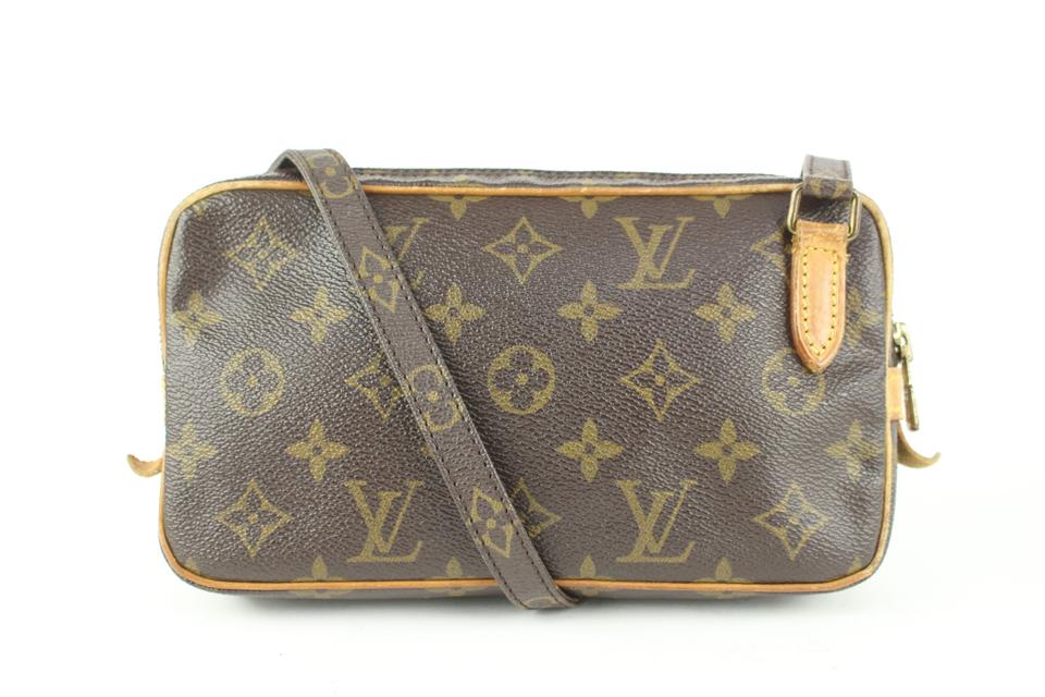 Louis Vuitton Monogram Pochette Marly Bandouliere Crossbody bag 107lv36 Louis Vuitton Monogram Pochette Marly Bandouliere Crossbody bag 107lv36