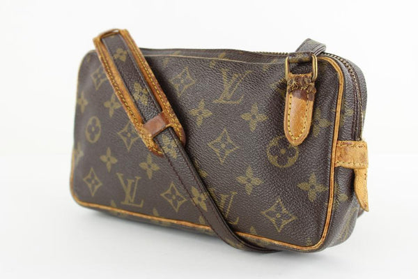 PreOrderAuthentic Louis Vuitton Monogram Marly Bandouliere Shoulder Cross  Bag SL