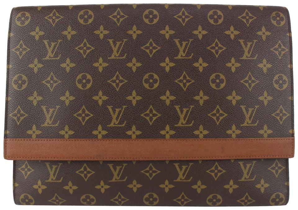 Louis Vuitton XL Monogram Folder Portfolio Document Clutch Porte 825lv66 Louis Vuitton XL Monogram Folder Portfolio Document Clutch Porte 825lv66