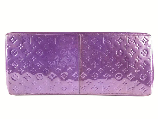 Patent leather handbag Louis Vuitton Purple in Patent leather