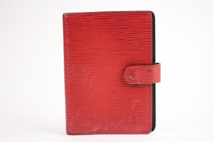 Louis Vuitton Red Epi Agenda 25LVA909 Louis Vuitton Red Epi Agenda 25LVA909