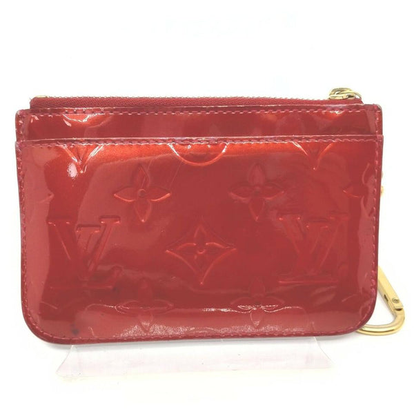 Louis Vuitton Dark Red Monogram Vernis Pochette Cles Key Pouch 1LVJ1108 For  Sale at 1stDibs