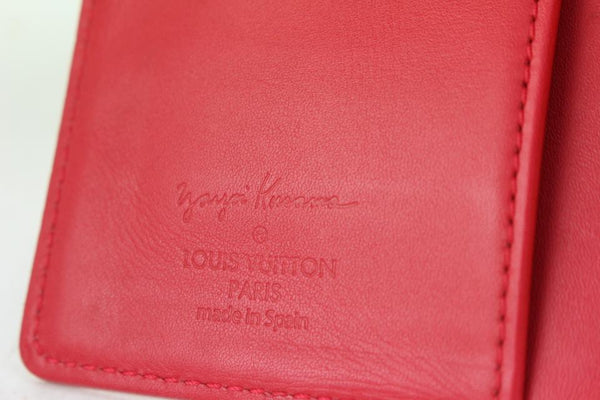 Louis Vuitton Kusama Infinity Dots Pumpkin Red Monogram Vernis