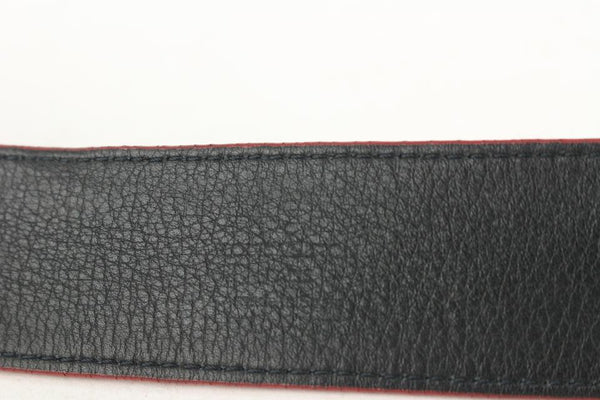 Louis Vuitton x Supreme Ultra Rare Red 100/40 Monogram Initiales Belt  118lv27