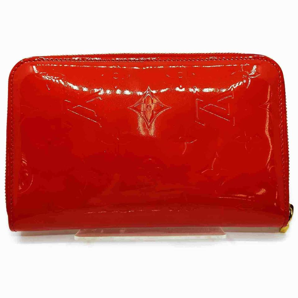 Louis Vuitton Monogram Vernis Red Zippy Organizer Wallet Zip Around GM 861162 Louis Vuitton Monogram Vernis Red Zippy Organizer Wallet Zip Around GM 861162