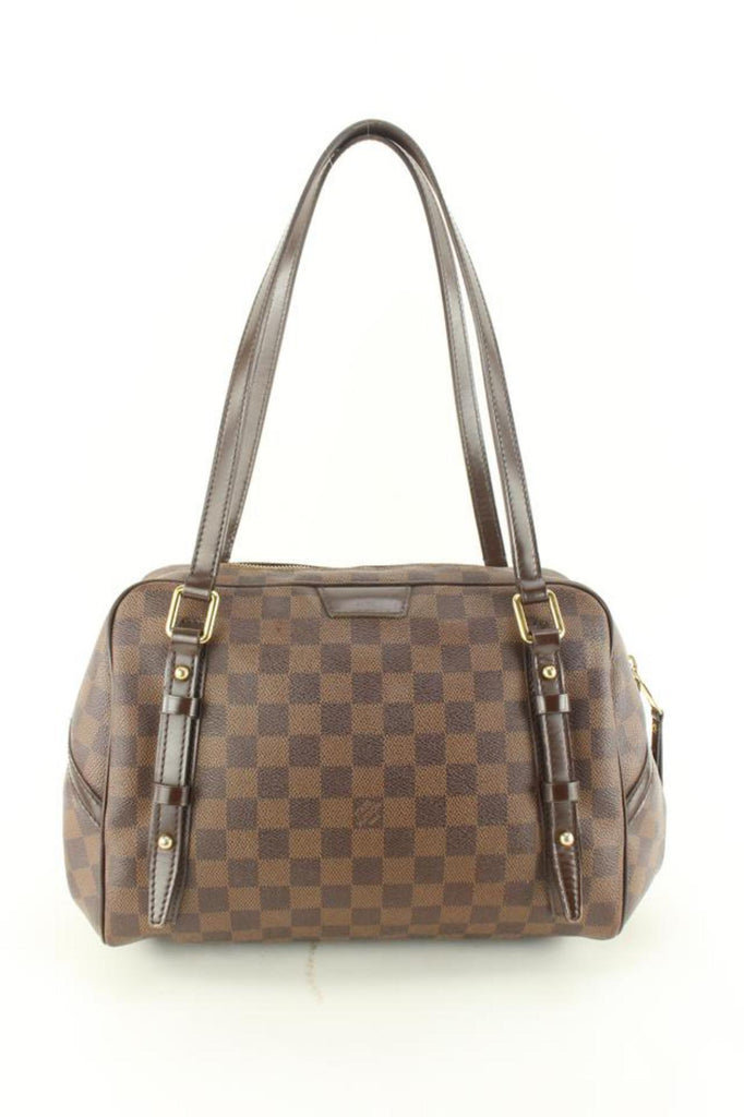 Louis Vuitton Damier Ebene Rivington GM Bowler 40lk613s Louis Vuitton Damier Ebene Rivington GM Bowler 40lk613s