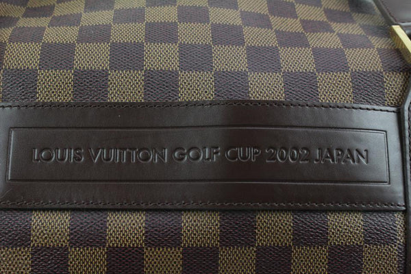 Louis Vuitton Damier Golf Ball Case Golf Cup Brown Cloth ref