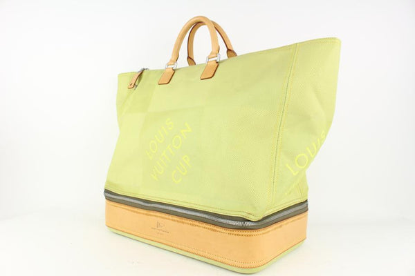 Louis Vuitton Lime Green Geant LV Cup Southern Cross Sac Sport