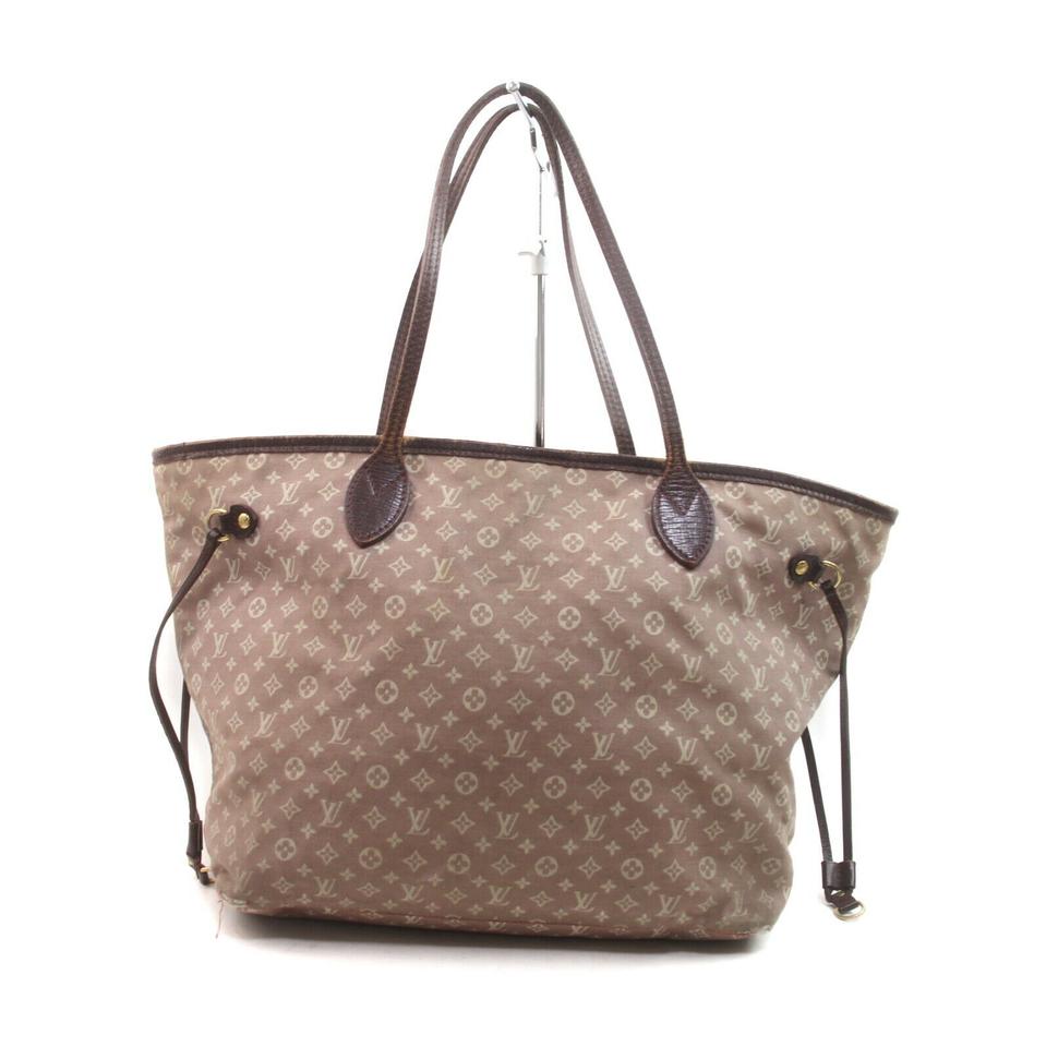 Louis Vuitton Bordeaux Monogram Mini Lin Idylle Neverfull MM Tote Bag  863374 Louis Vuitton Bordeaux Monogram Mini Lin Idylle Neverfull MM Tote Bag  863374
