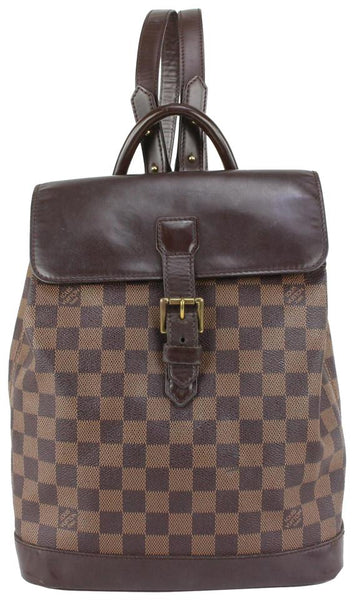 Louis Vuitton Damier Ebene Soho Backpack 12lv2 – Bagriculture