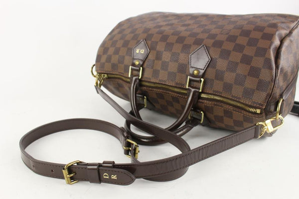 Louis Vuitton Ebene Speedy Bandouliere 35 Bag – The Closet
