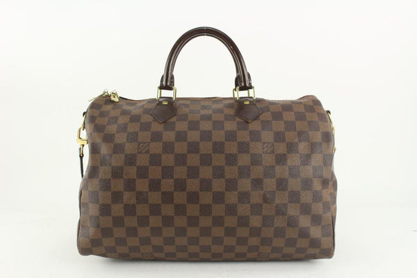 SALE! Louis Vuitton Speedy 25 Damier Ebene Hand Bag FRANCE LV
