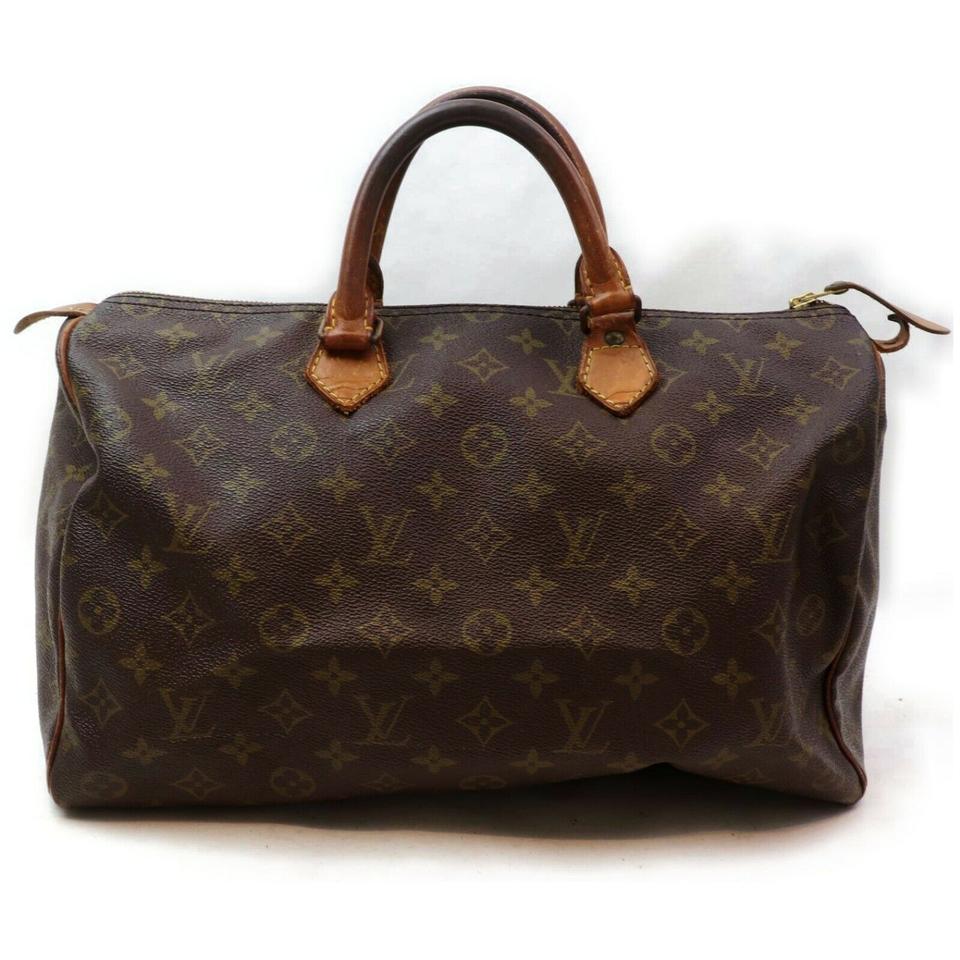 Louis Vuitton Monogram Speedy 35 Boston MM Bag  862666 Louis Vuitton Monogram Speedy 35 Boston MM Bag  862666