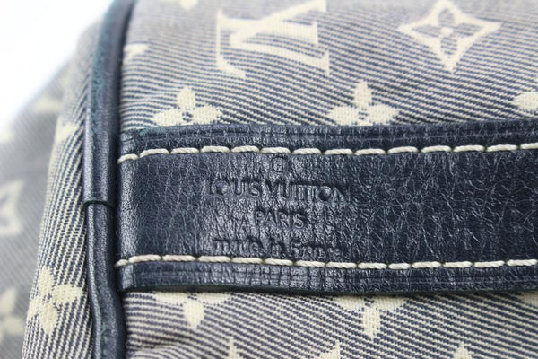 Louis Vuitton Navy Blue x Grey Encre Monogram Idylle Speedy Bandouliere 30 66lv2