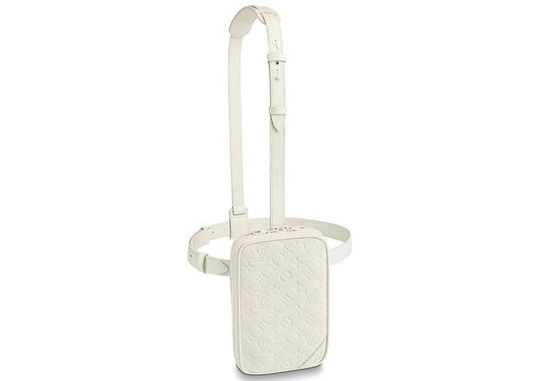 White Louis Vuitton Monogram Taurillon Utility Side Belt Bag, Louis Vuitton  Stellar Low-Top